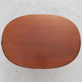 A mid century bedside table, Halvdan Petterssons Möbelfabrik, Tibro, Sweden.