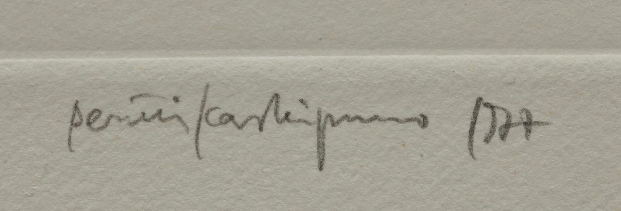 PENTTI KASKIPURO, 4 st, torrnål och akvatint, sign och numr 52/80.