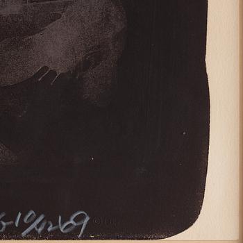 Robert Rauschenberg, litografi. Signerad och numrerad 10/42 med vit krita.