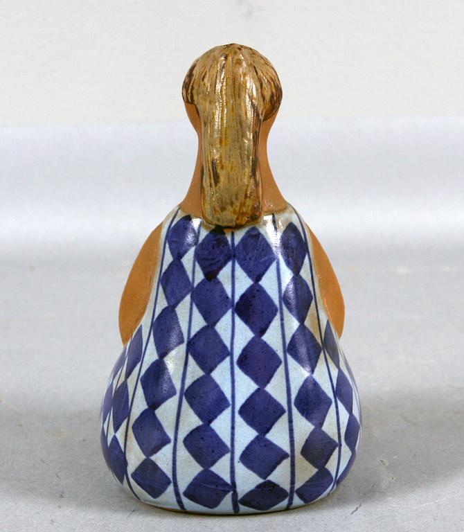 FIGURIN, stengods. "Amalia", Lisa Larson, Gustafsberg.