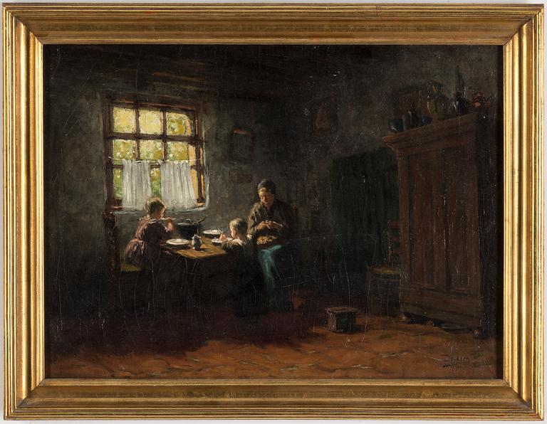 GIJSBERTUS DERKSEN, oil on canvas, signed.