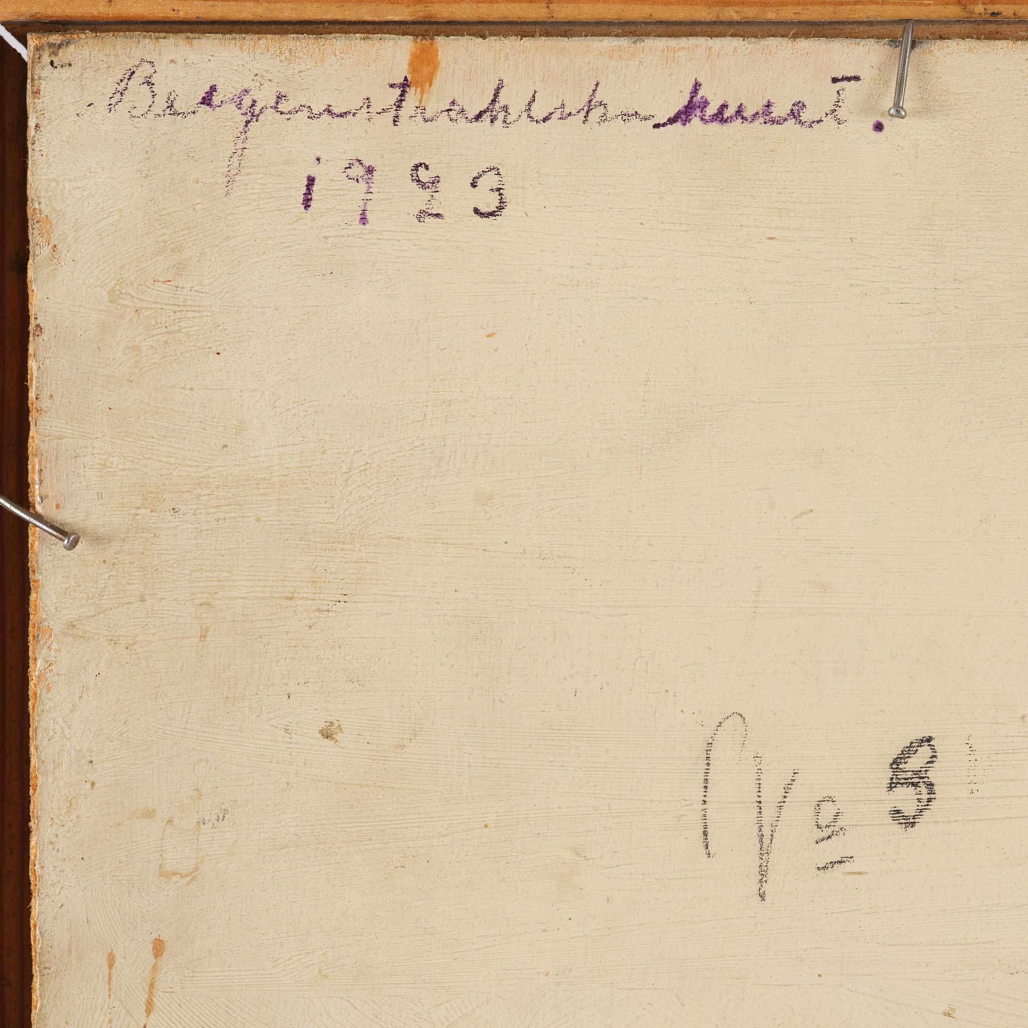 Nils Tydén, Ryningska palatset seen from Riddarholmen.