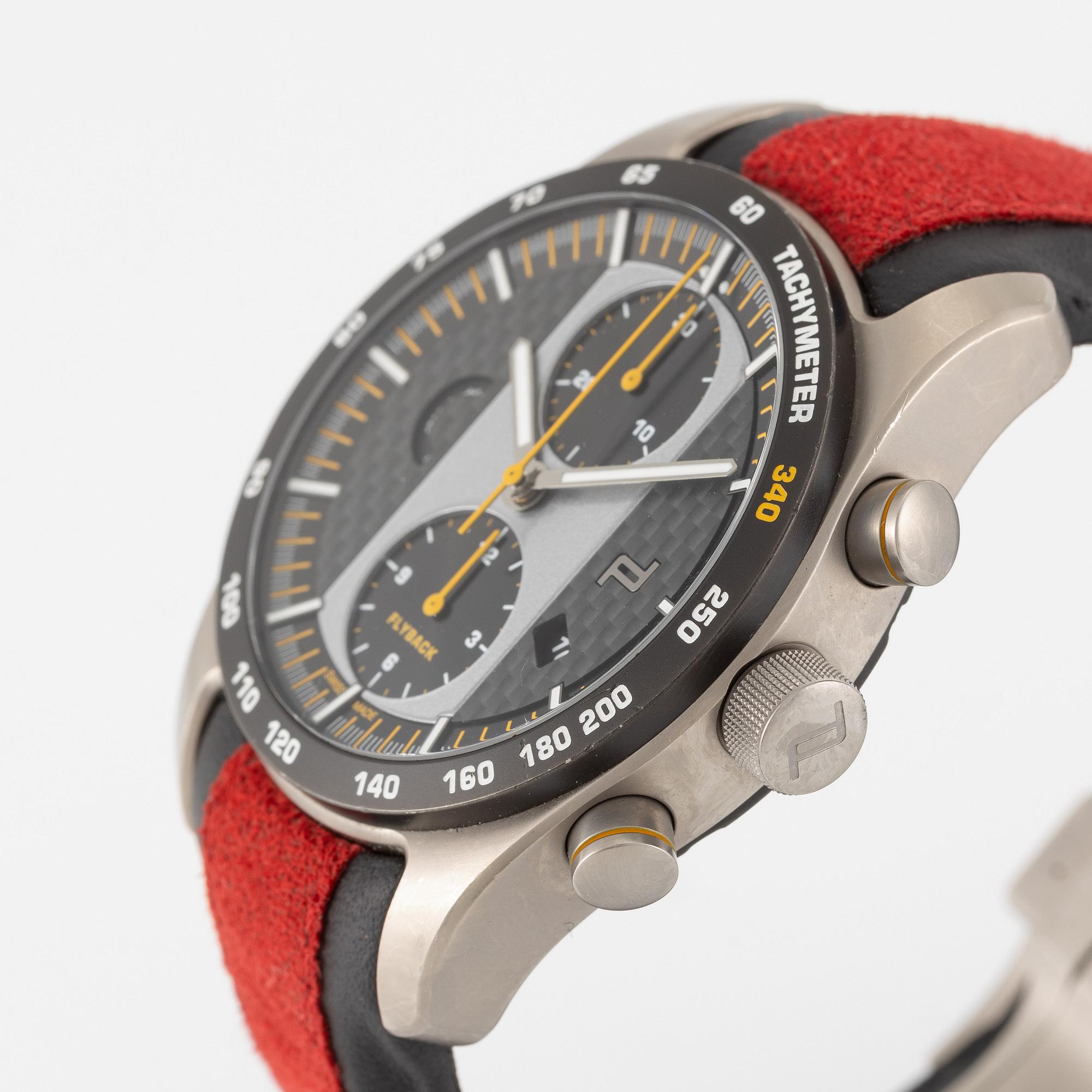 Porche design, armbandsur, flyback-kronograf, 42 mm.