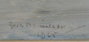 CARL OTTO DANIELSON,  olja på duk, signerad och daterad 1925.