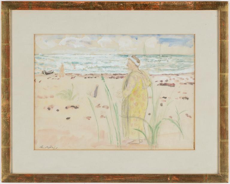 GIDEON BÖRJE, akvarell, signerad.