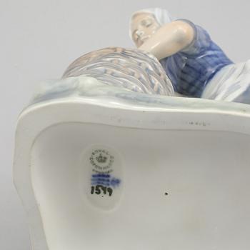 FIGURIN, porslin, Christian Thomsen, Royal Copenhagen, 1900-talets andra hälft.
