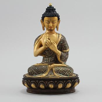 BUDDAH, metall, orientalisk,modern tillverkning.