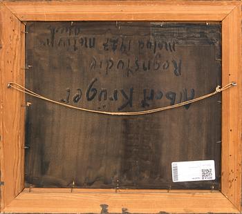 Albert Krüger, "Regnstudie" - Motiv från Åhus.