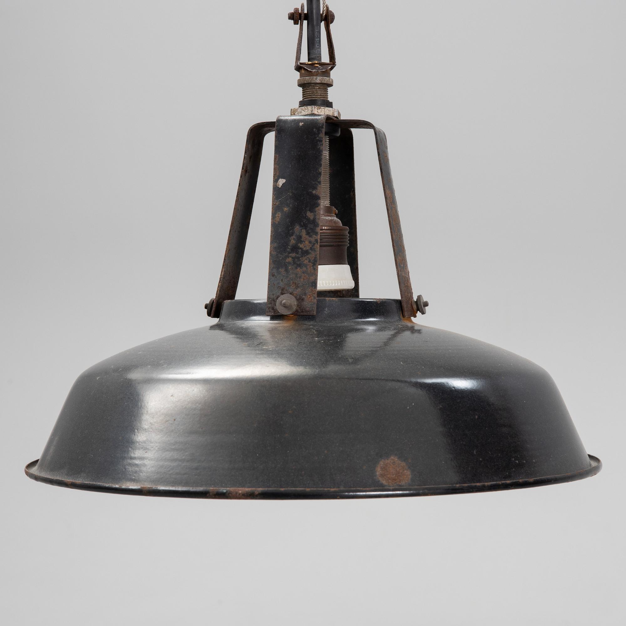 Taklampa, industridesign, 1900-tal.