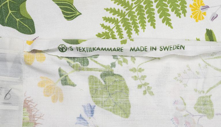 Gocken Jobs, three pairs of curtains, 'Trollslända', Nordiska Kompaniets textilkammare.