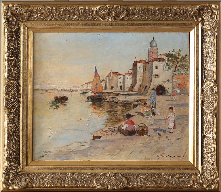 CECILIA VON GEGERFELT, olja på duk, signerad.