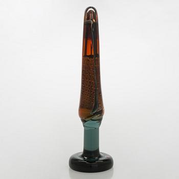 Oiva Toikka, skulptur, "Lollipop", signerad Oiva Toikka, Nuutajärvi 2008 10/100.