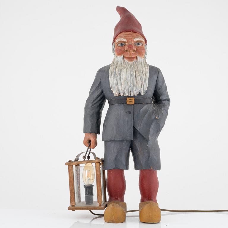 Gnome with Lantern, Mid-20th Century.