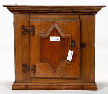 VÄGGSKÅP, allmoge 17-1800-tal.
