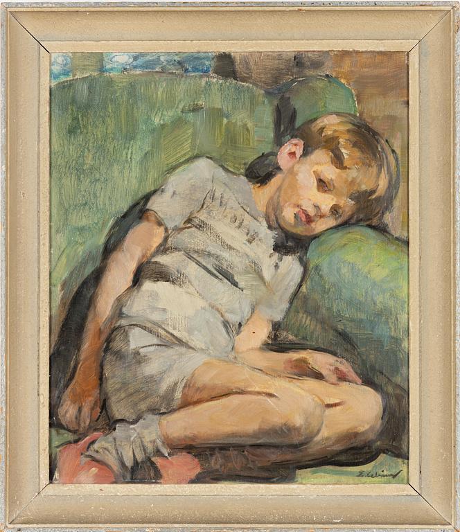 Elsa Backlund-Celsing, Boy in armchair.