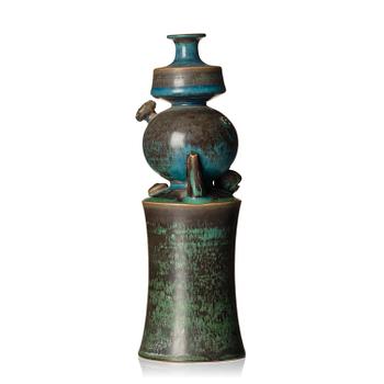 106. Stig Lindberg, a stoneware vase/sculpture, Gustavsberg Studio, 1962.