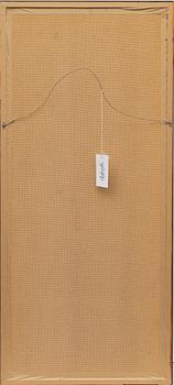 Textile paintings, a pair, so-called rooster paintings, Sunnerbo school, Småland, first half of the 19th century.