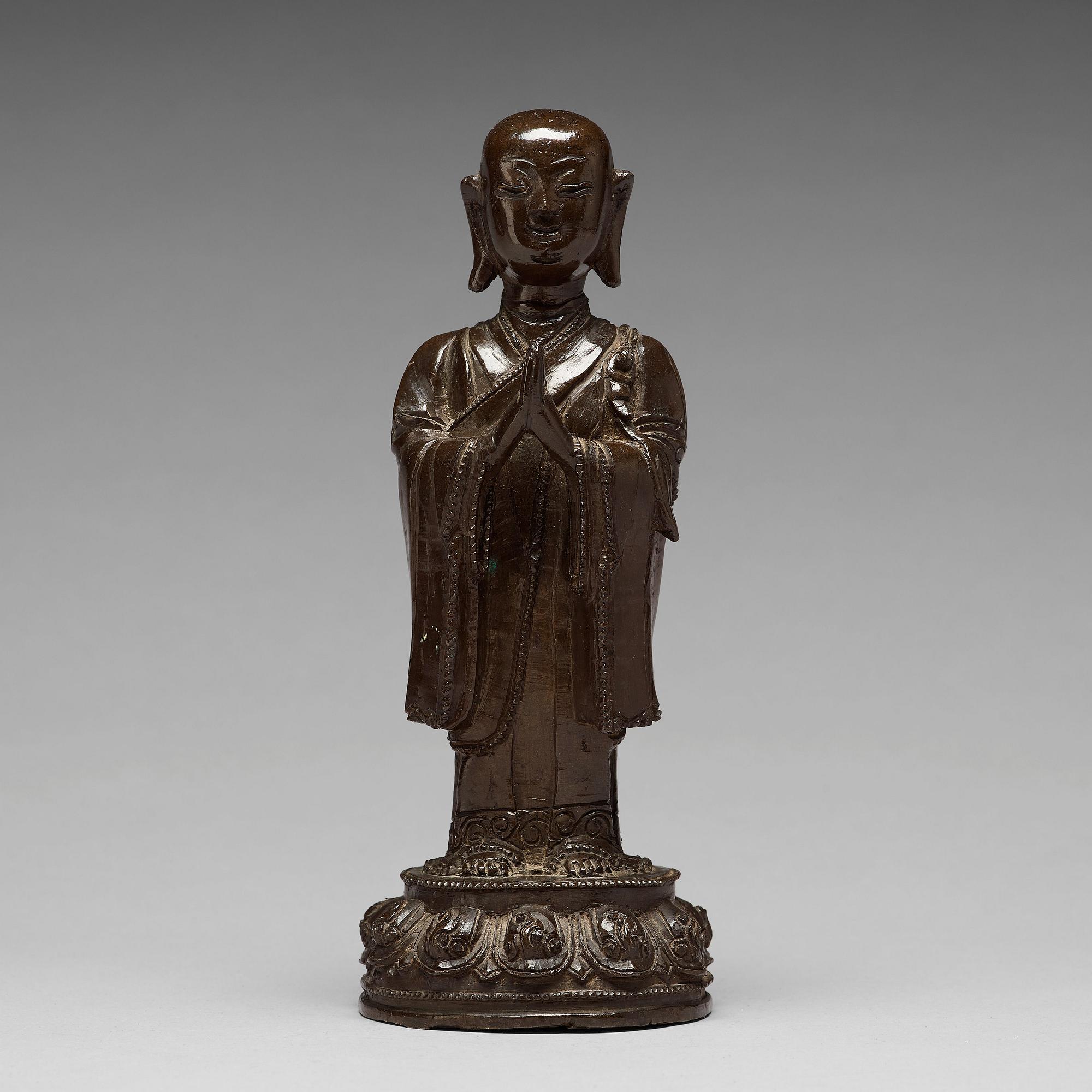 BUDDHA, brons. Sen Mingdynasti (1368-1644).