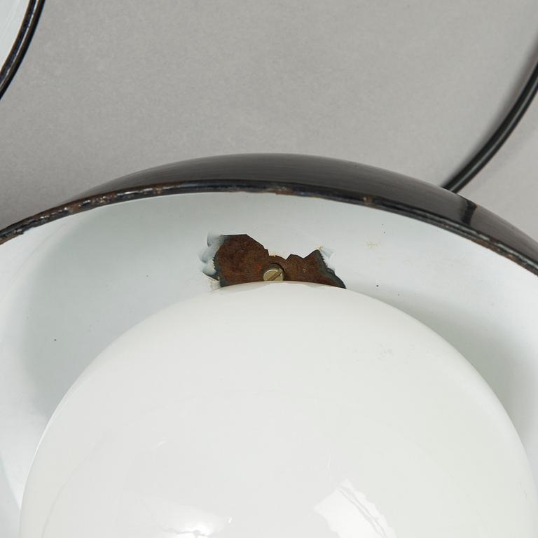 Paavo Tynell, a set of six 1930s ceiling lamps for Taito.