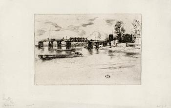 424. James Mac Neill Whistler, "Fulham".