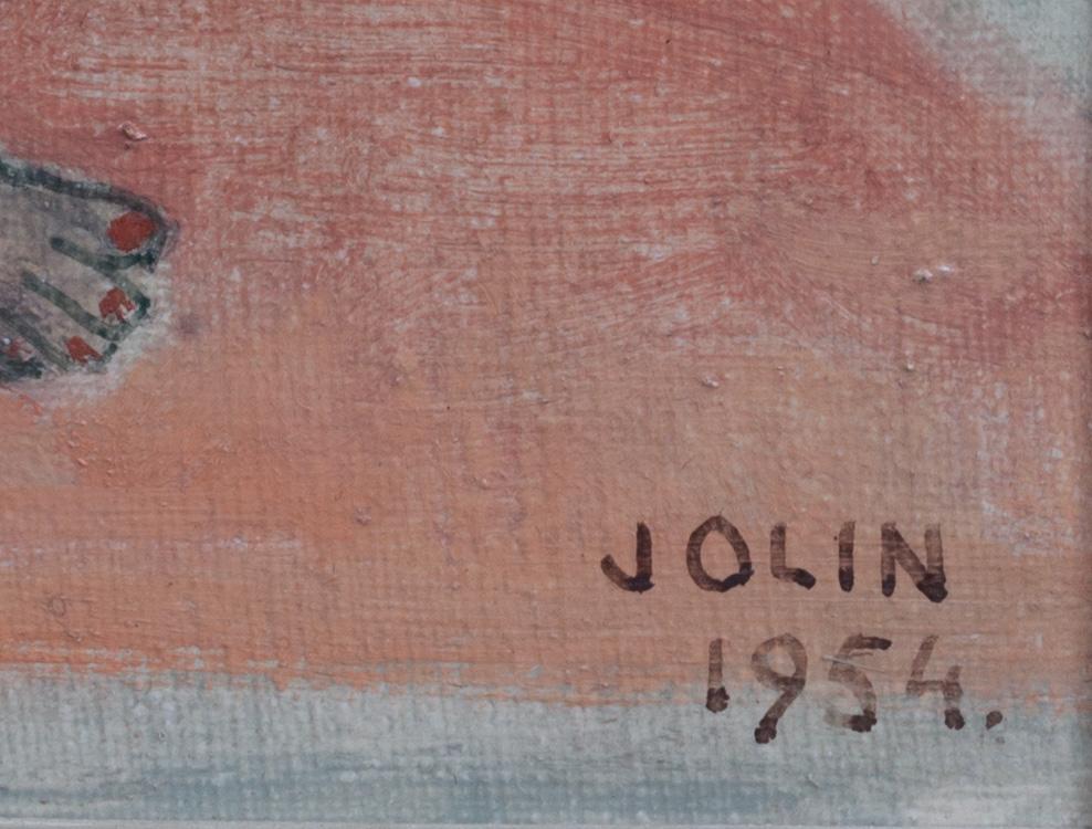 EINAR JOLIN, oljemålning på duk, signerad och daterad 1954.