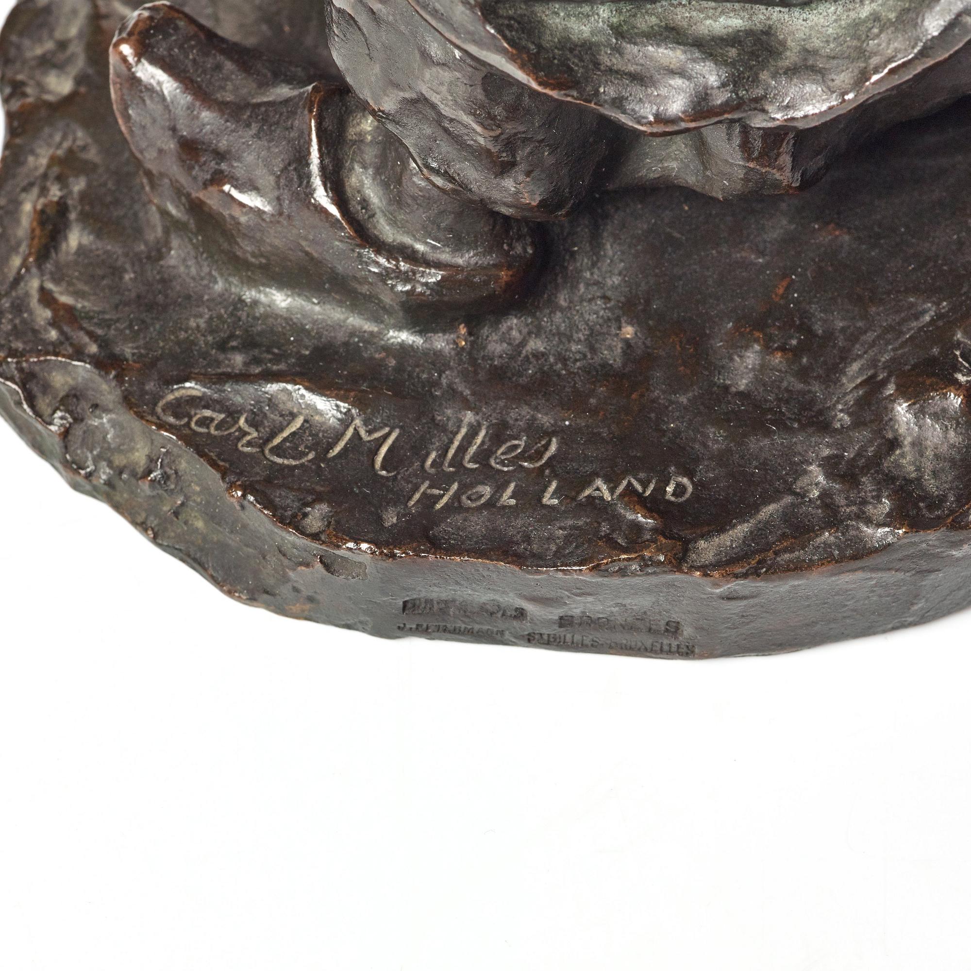 Carl Milles, Kvinna som kärnar smör.