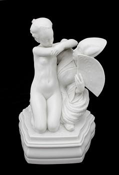 FIGURIN, porslin, Gerhard Henning, Royal Copenhagen. 1900-tal.
