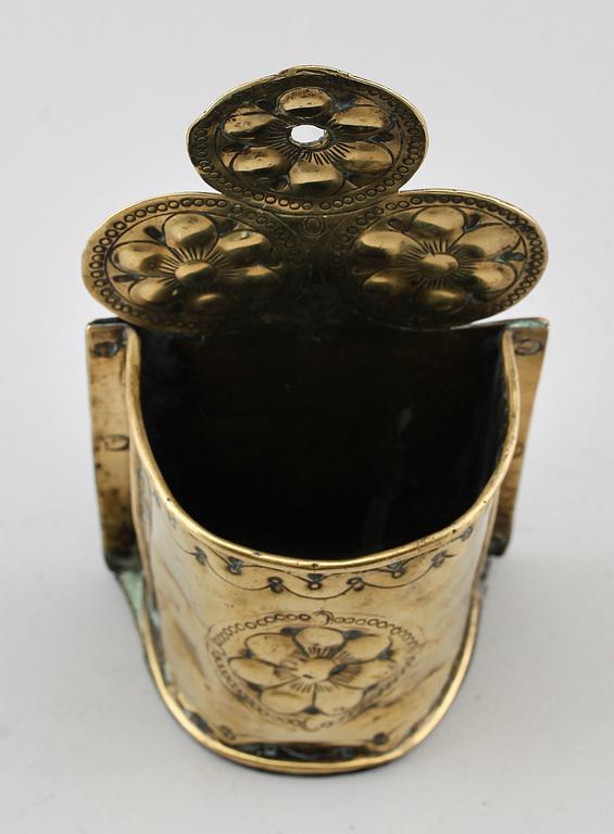 SKEDHOLK, mässing, barock, 1600-/1700-tal.