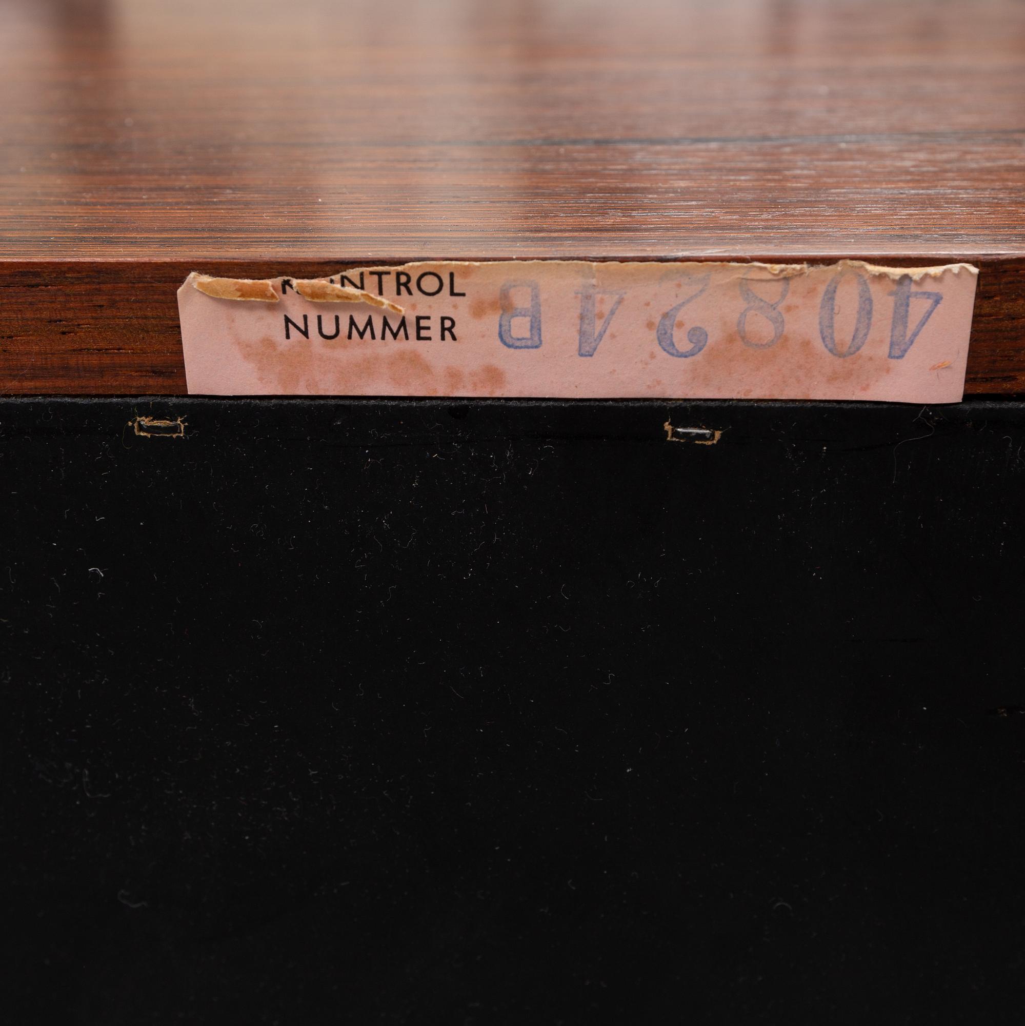 Poul Cadovius, a rosewood 'Royal System', Denmark.