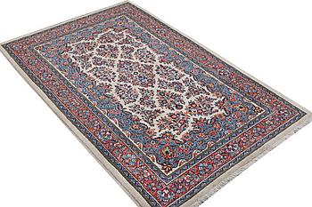 A rug, Sarouk, c. 210 x 137 cm.