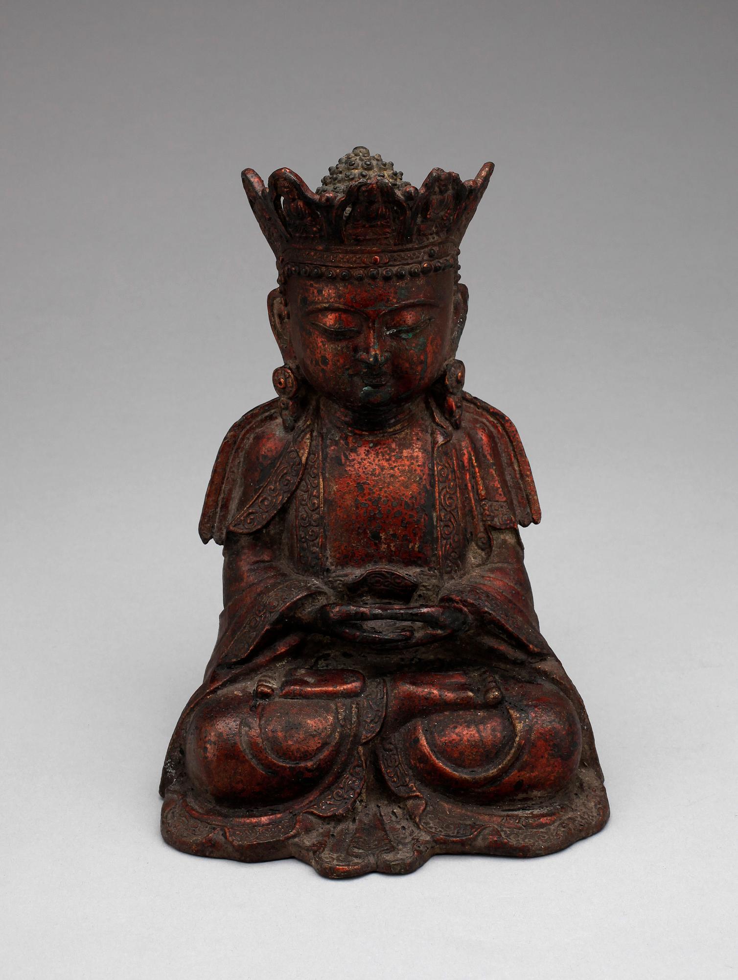 BUDDHA, brons, trol Ming (1368-1644).