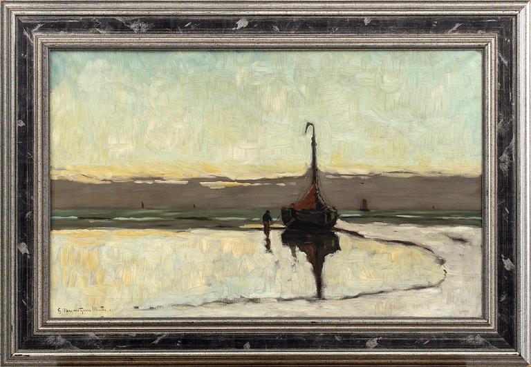 GERHARD MUNTHE MORGENSTJERNE, olja på duk, signerad och daterad -20.