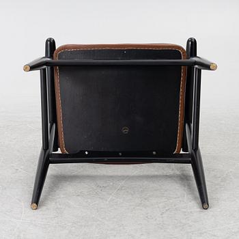 Hans J. Wegner, Armchair CH 35, Carl Hansen, Odense, Denmark.
