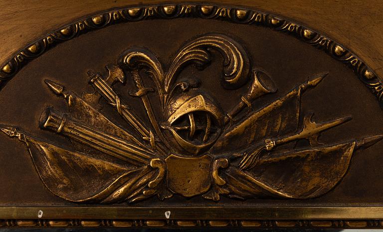 An Empire style mirror, 20th century.