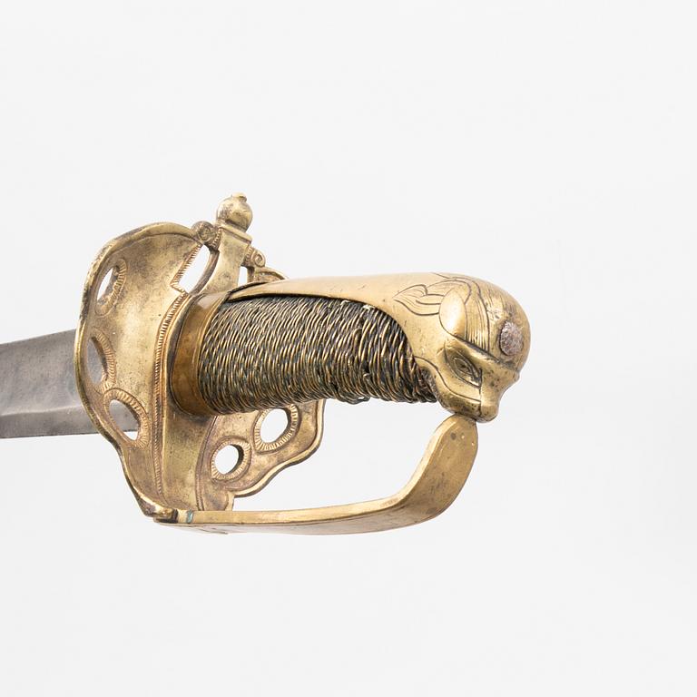 A Danish sabre, 18th/19th century.