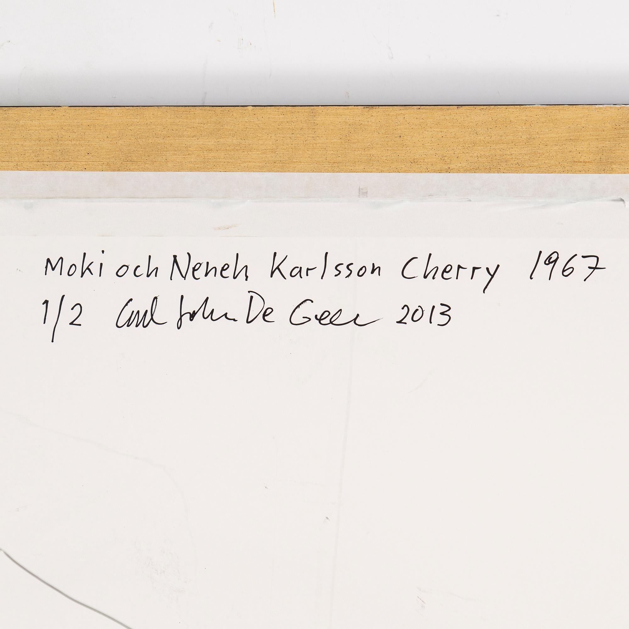 CARL JOHAN DE GEER, photograph signed and numbered 1/2 and dated 2013 on the back of the frame.