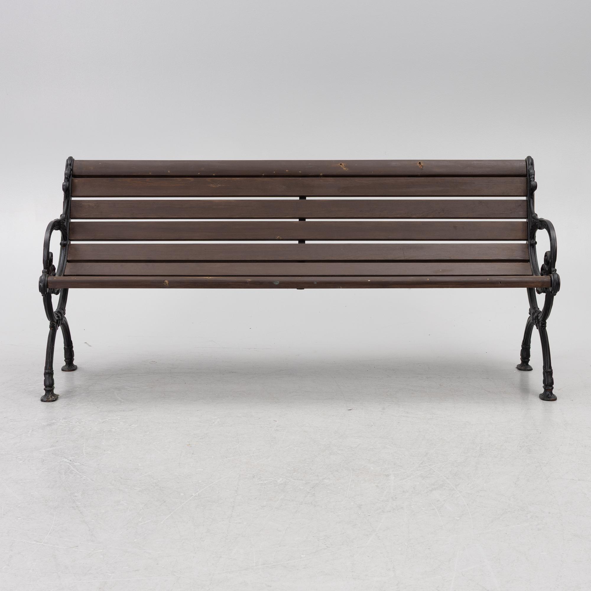 Trädgårdssoffa, Norrahamars bruk, 1900-talets slut.