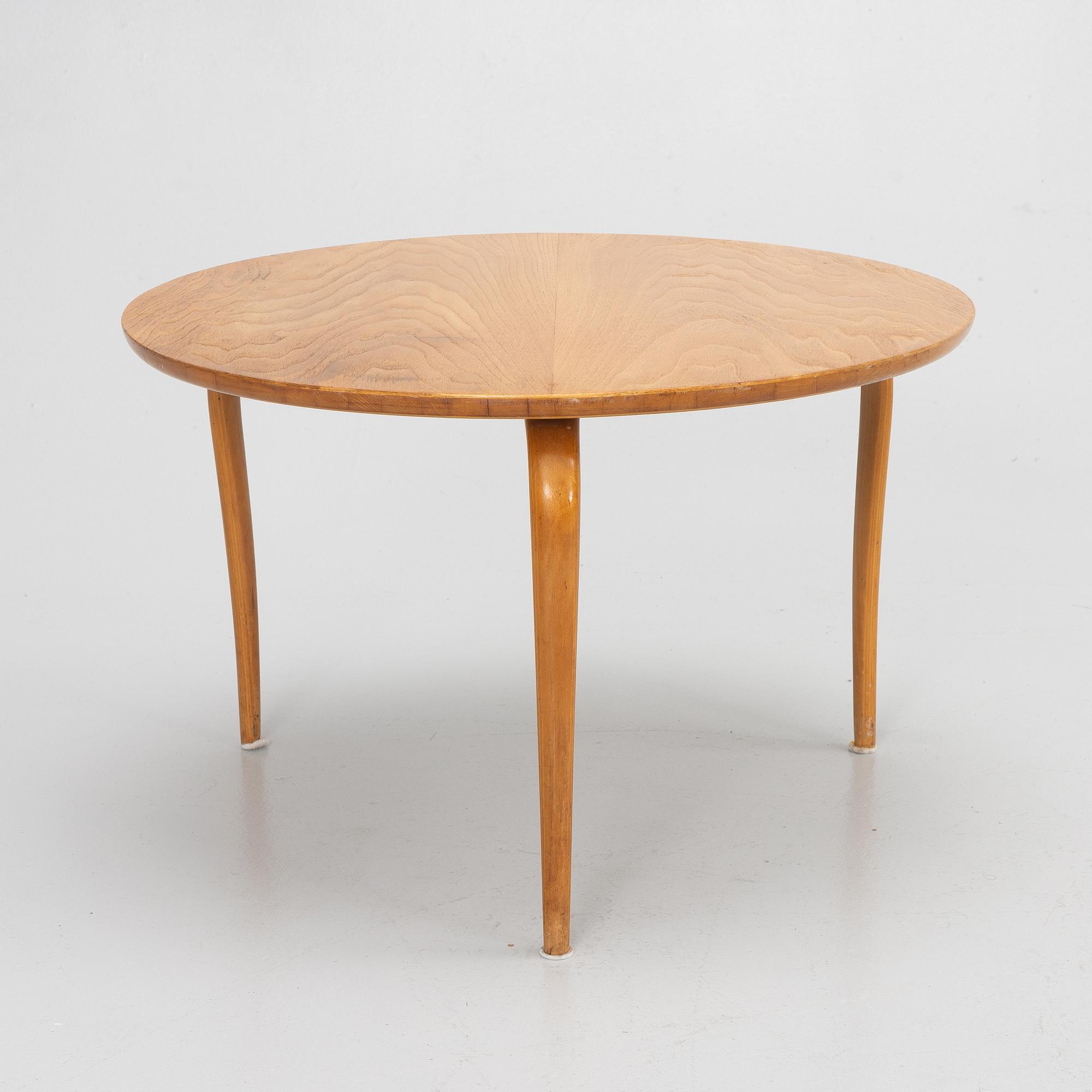 Bruno Mathsson, coffee table, "Annika", Karl Mathsson Company, mid-20th century.