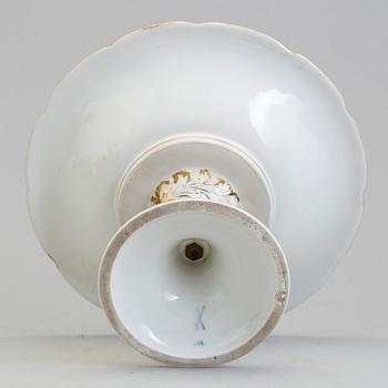 a porcelain Meissen bowl from the 20th century.