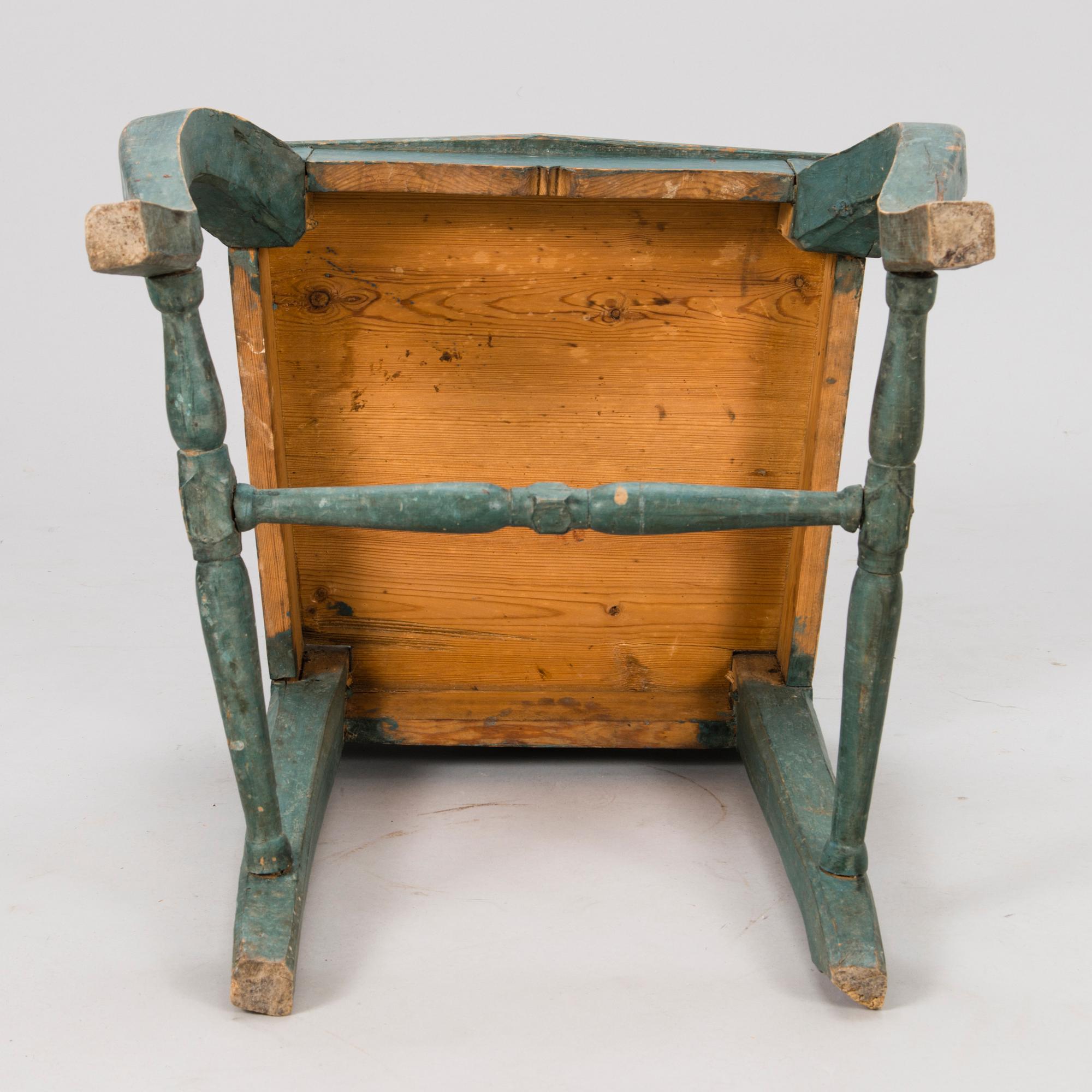 CHAIR, Rococo 18th century.