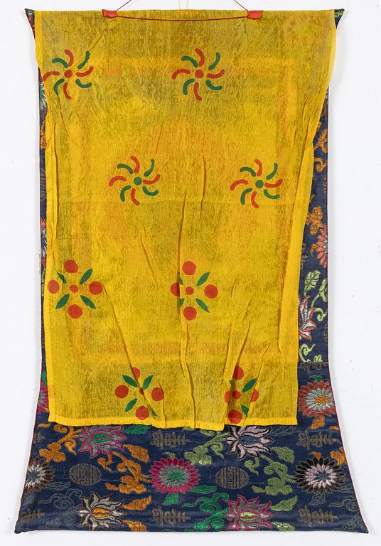 A Tibetan Vajrakilaya thangka, 20th century.