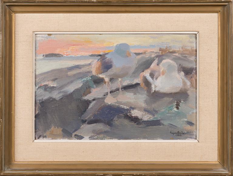 LENNART SEGERSTRÅLE, oil on board, signed and dated-26.