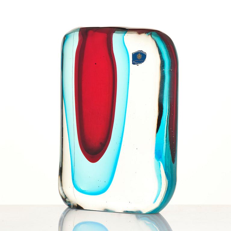 Antonio da Ros, a "Momento" glass vase, Cenedese, Murano, Italy, 1960s.