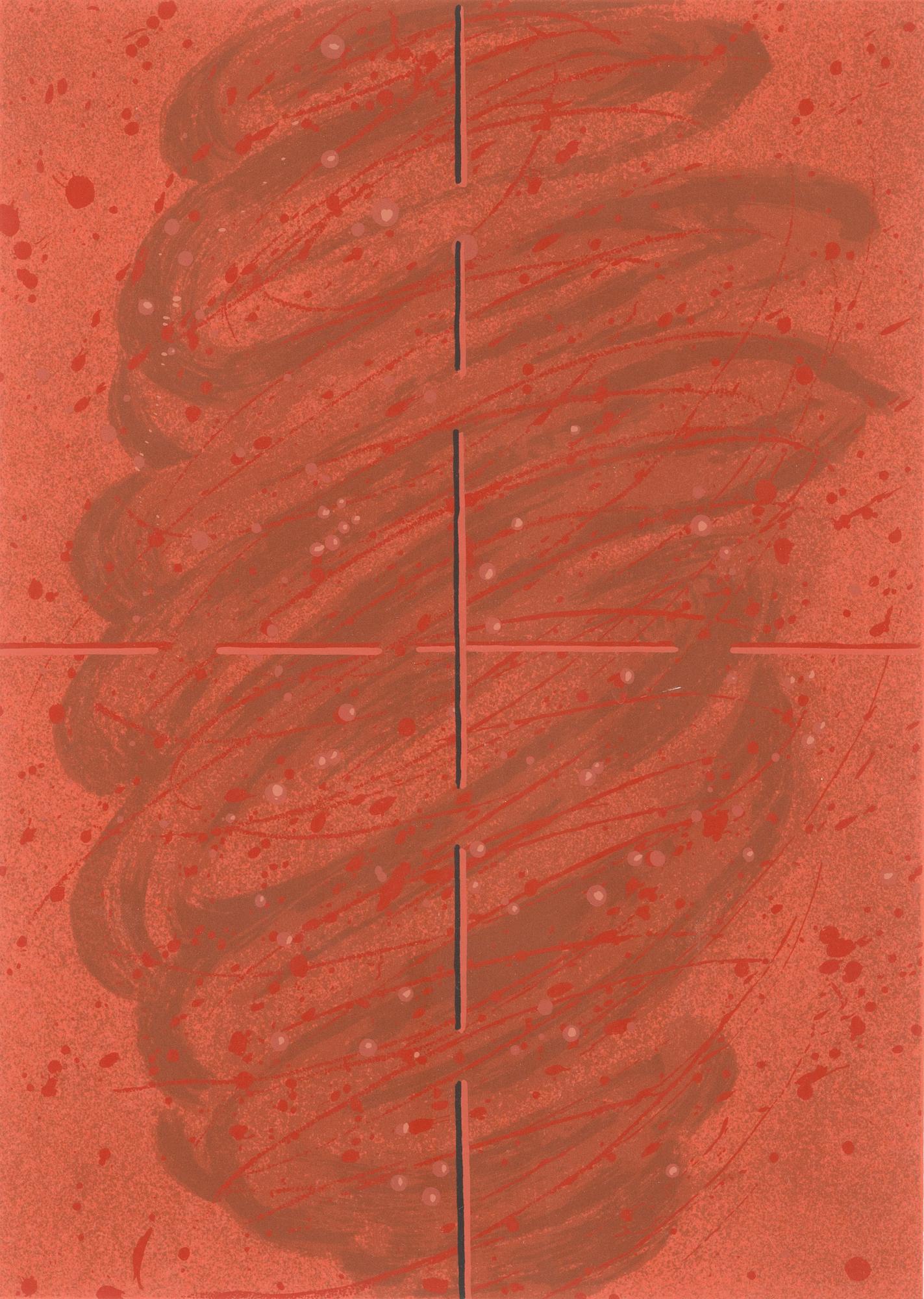 Juhana Blomstedt, serigrafi, signerad och daterad -86, numrerad 94/100.