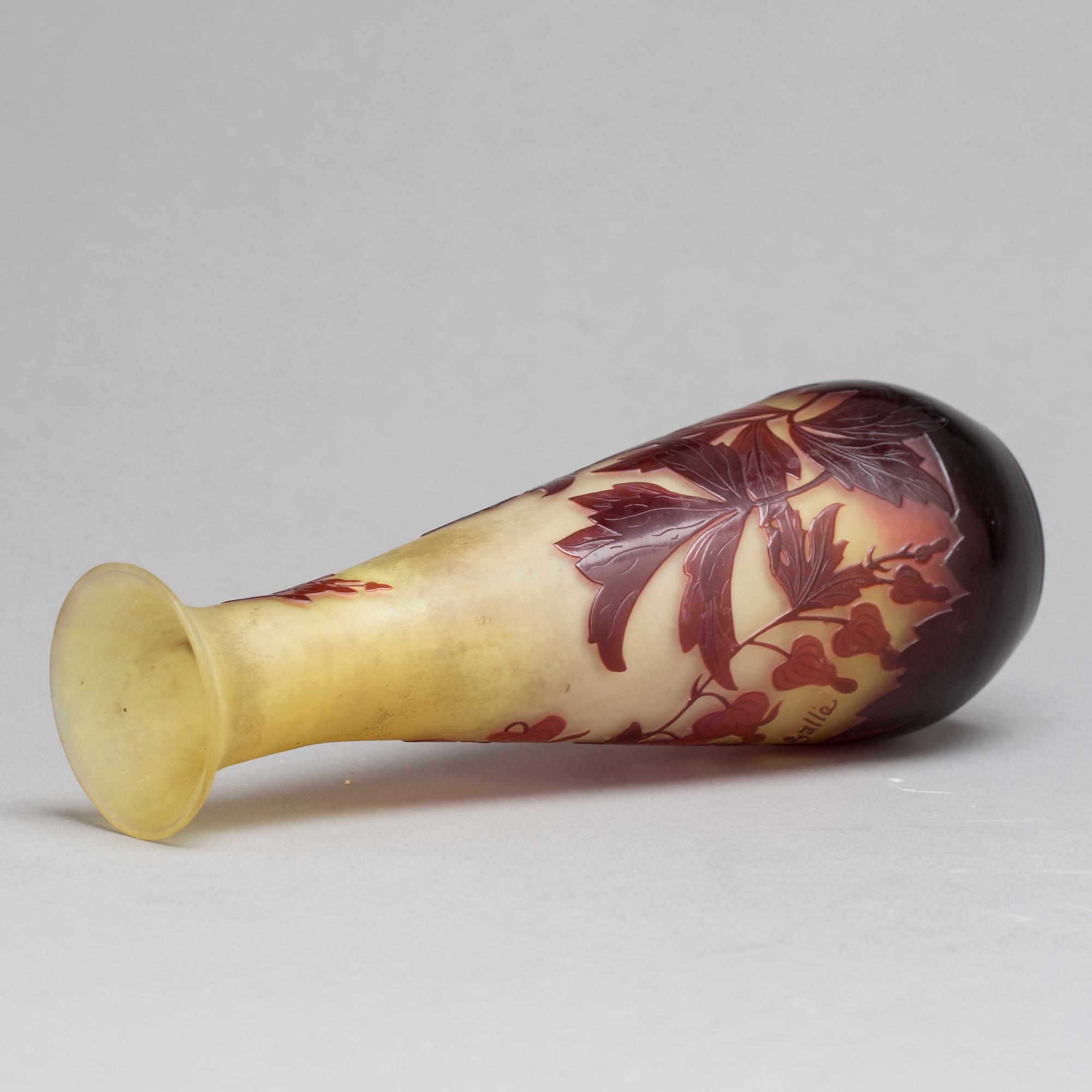 EMILE GALLÉ, vas, Nancy, Frankrike, jugend, tidigt 1900-tal.