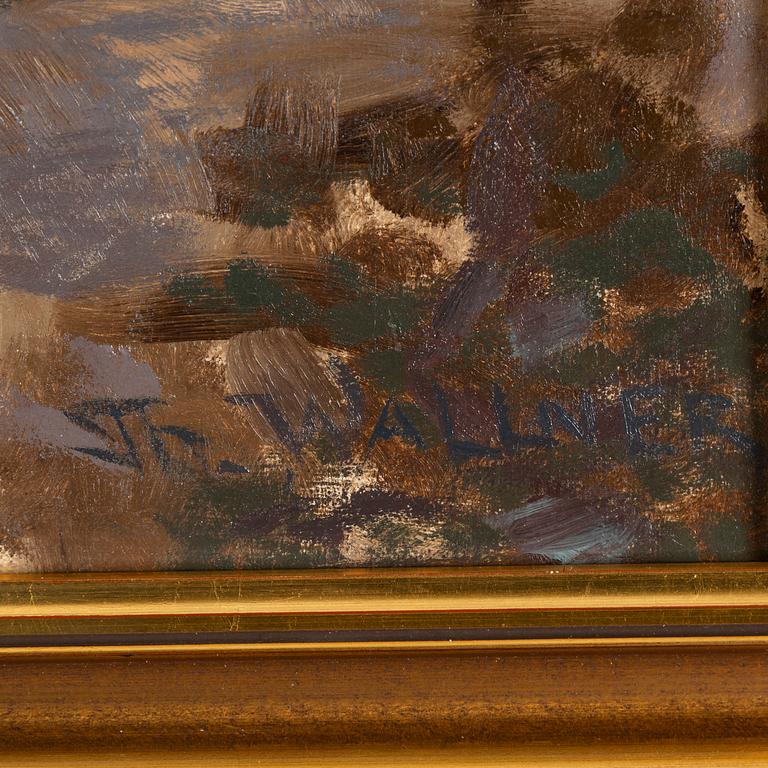 Thure Wallner, oil on canvas, signed.