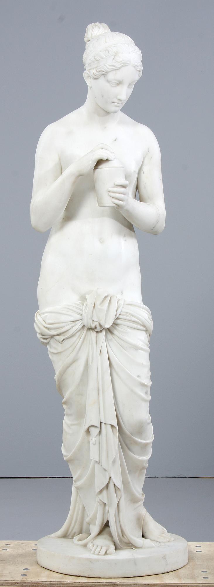 BERTEL THORVALDSEN, kopia efter, skulptur, sten, 1900-tal.