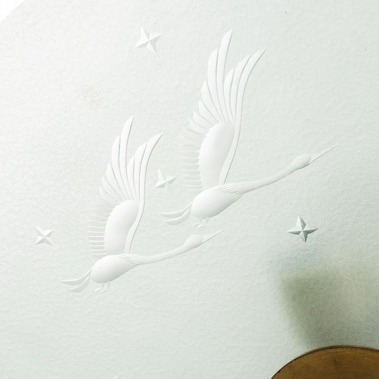 Ceiling lamp, mid-20th century.
