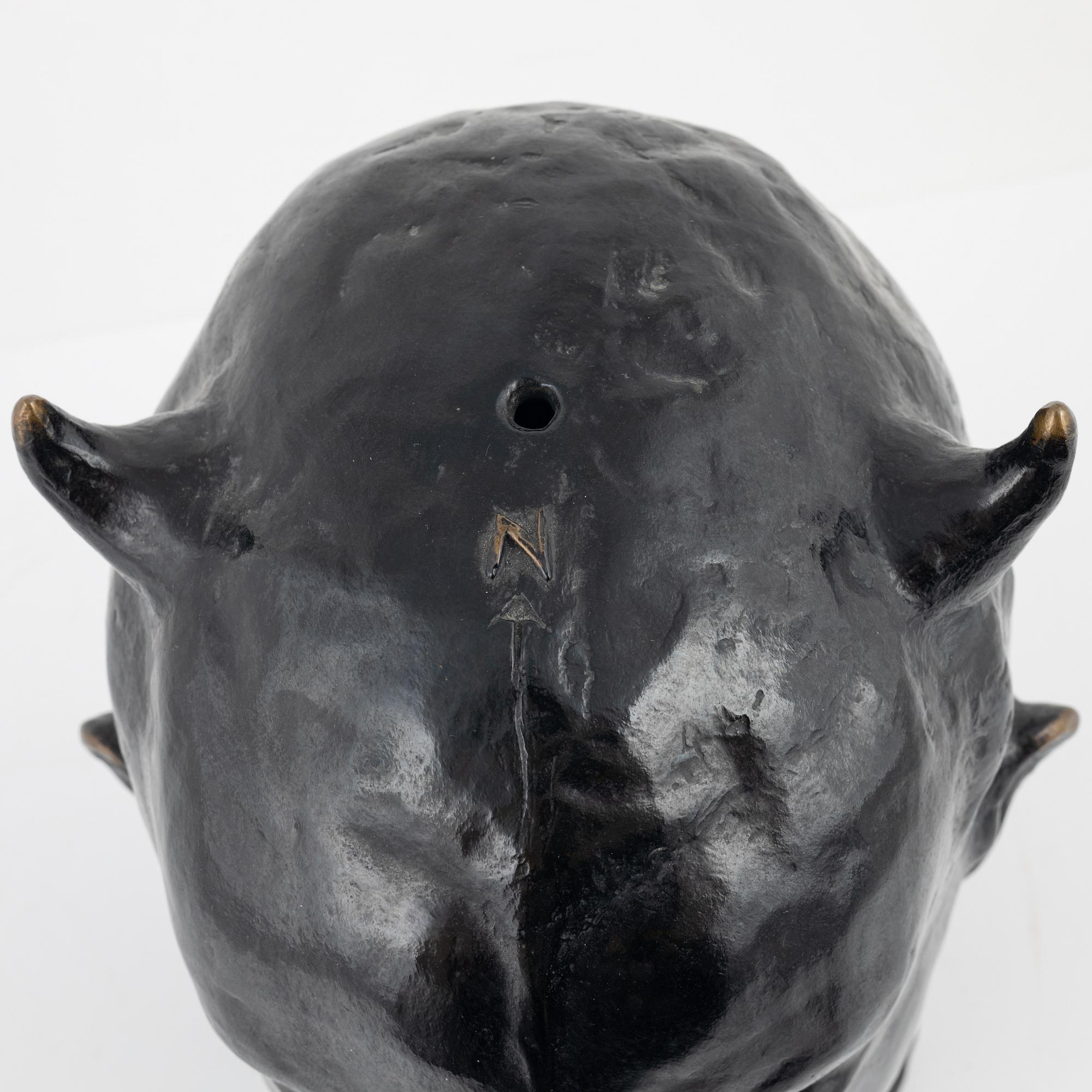Bruno Testore Schmidt, skulptur, brons, signerad  BS och numrerad I/VI.