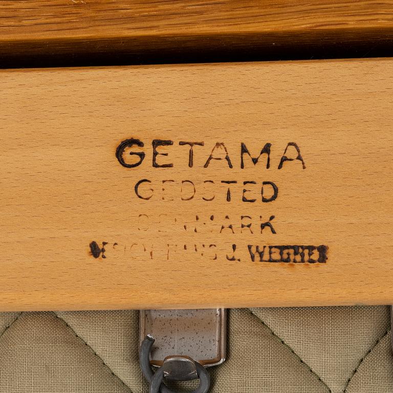 Hans J Wegner, fåtöljer, ett par, "GE-265", Getama, Gedsted, Danmark.